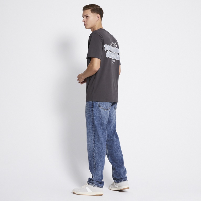 Printed tee "West" Dark Grey